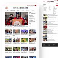 Cornell Chronicle screenshot